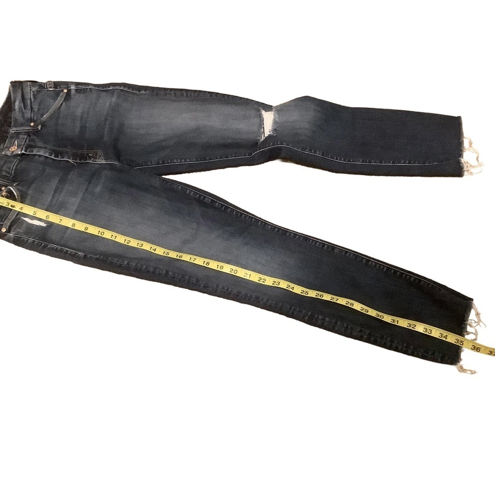 Mother The Looker High-Waisted Skinny Jeans Ankle Fray Size 26 - Picture 8 of 13